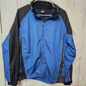 IllumiNite Blue Reflective Running Jacket - Size M